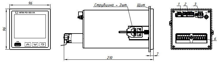 Монтажный чертёж МТМ-РЭ-160-04