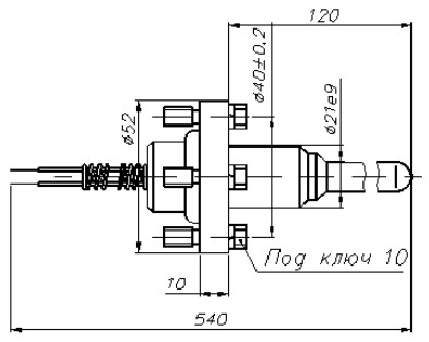 Габаритные размеры ТСП-7115 (исп. 2)