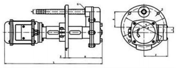 Рис.1. Схема электронасосов JCB