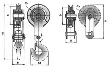 Рис.1. Схема монтажного блока БМ-3,2