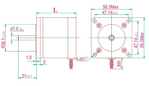 Габаритные размеры krs58