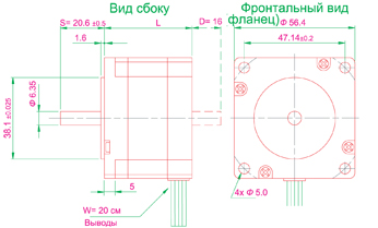 Габаритные размеры krs56