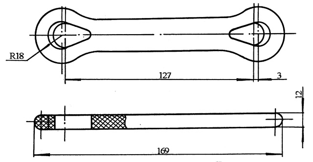 Рис.1. Схематическое изображение изолятора И-0,7