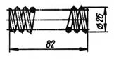 Рис.1. Схематическое изображение пружины ВИЕЮ.753513.011