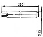 Рис.1. Схематическое изображение стержня ВИЕЮ 685174.010