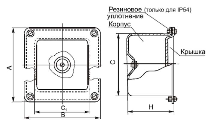 Рис.1. Схематическое изображение коробок У994-У996