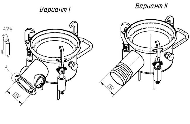 Исполнение головок