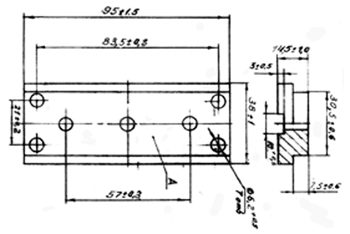 Рис.1. Габаритные  и присоединительные размеры изолятора НИДЮ. 757532.024