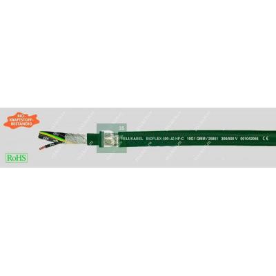 Кабели Helukabel BIOFLEX-500-JZ-HF-C. Химически стойкие к биомаслам.