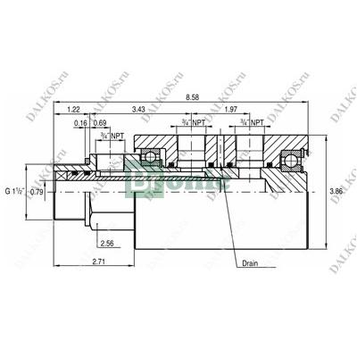 Ротационное соединение Johnson Fluiten серии G2M019003818