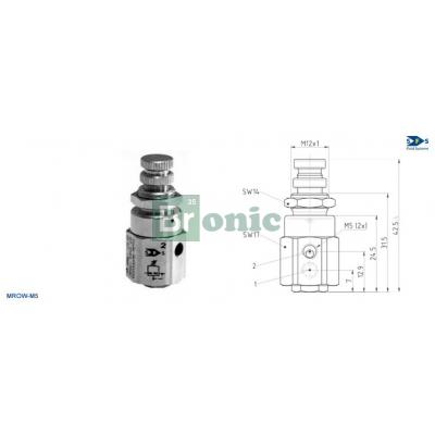 SFS Fluid Systeme MRW0-2, MRW0-8 | Клапан регулировки давления