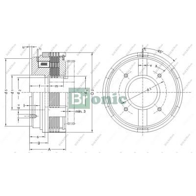 Совместимые многодисковые тормоза LCBW-S