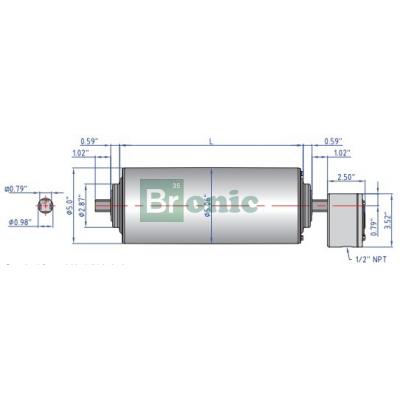 Van der Graaf TM127A25, TM127B25 | Мотор-барабан