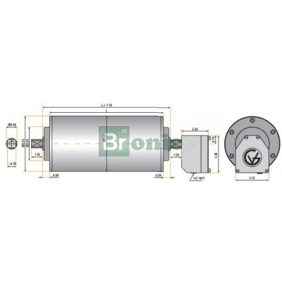 Van der Graaf TM138A25, TM138B25 | Мотор-барабан